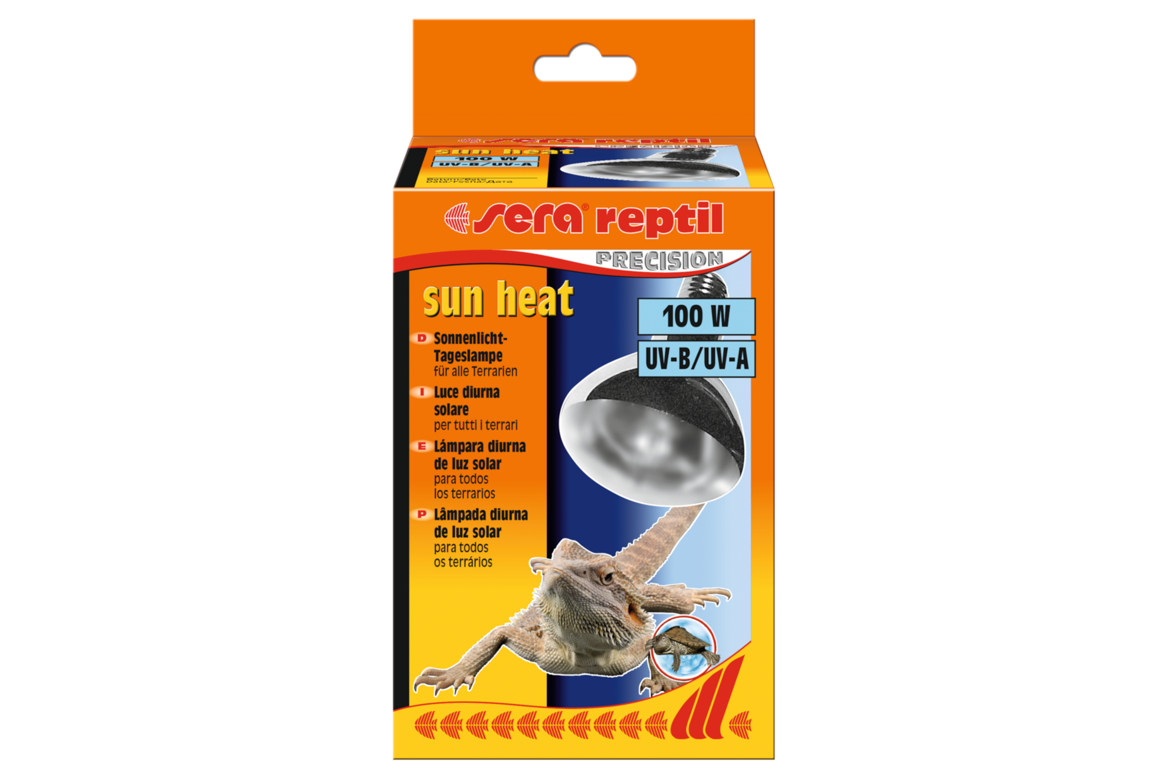 Sera reptil sun heat, 100 W, Wärmelampe mit UVA/UVB